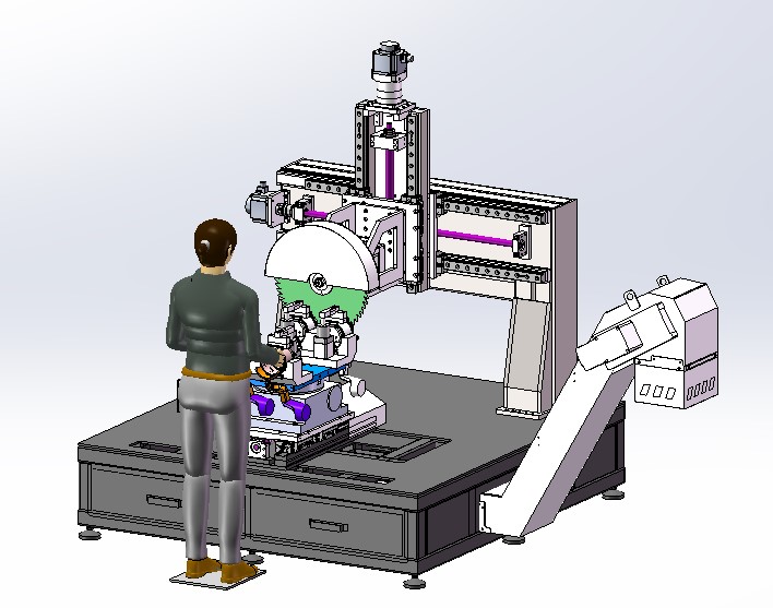 四軸澆冒口切割機-3 四軸澆冒口切割機-3
