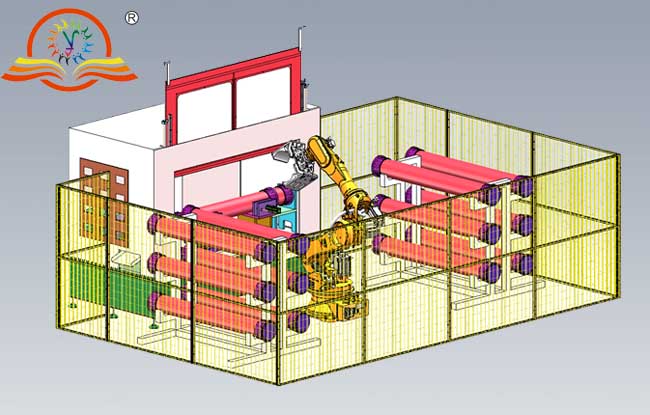 柱式超濾膜切割機(jī)-機(jī)器人上料-非標(biāo)款